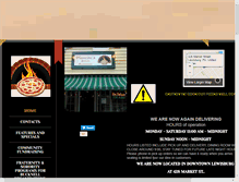 Tablet Screenshot of mancinis-pizza.com